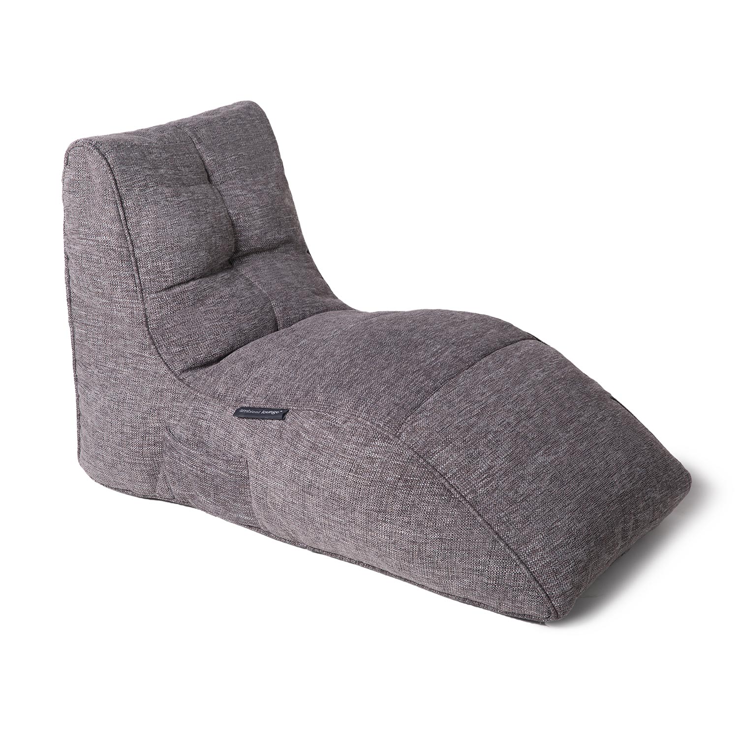 тёмно-серое бескаркасный лаунж-диван Avatar Sofa из Sofa Weave в интерьере гостиная