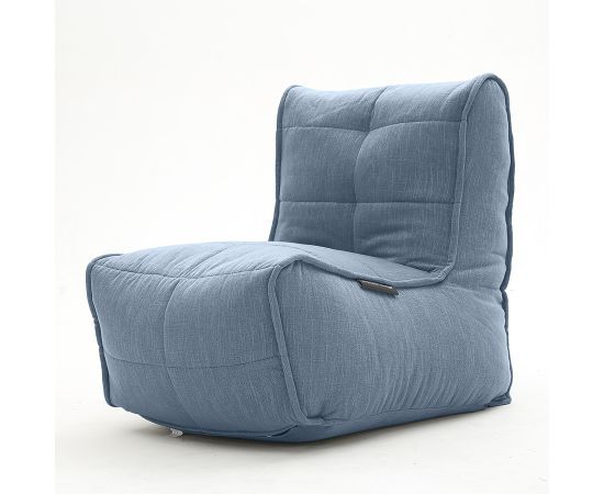 синее одинарный модуль дивана Twin Modular Single из Sofa Weave для гостиной — модульная система