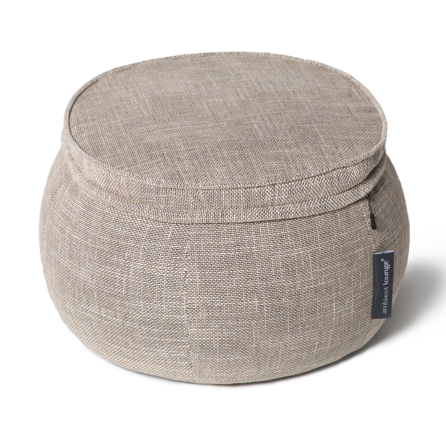 натуральное пуф с подлокотниками Wing Ottoman из Sofa Weave для гостиной и лаунж-зоны