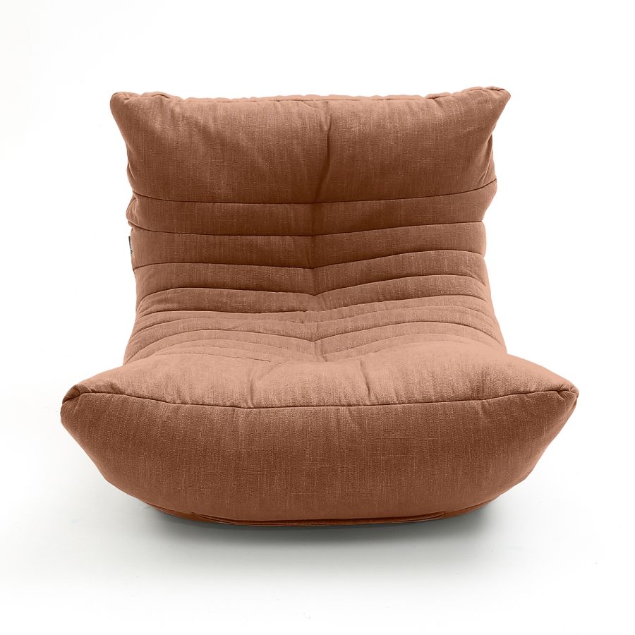 терракотовое акустический бескаркасный диван Acoustic Sofa шенилловое для домашнего кинотеатра, офиса и студии