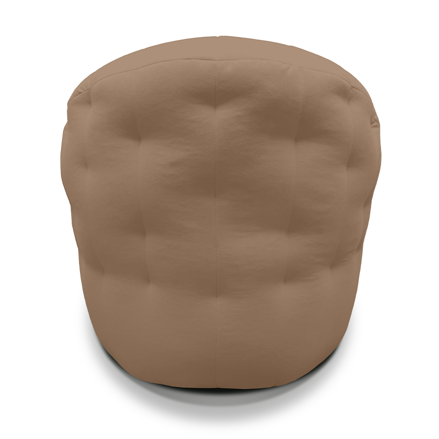 Купить лёгкое бескаркасное кресло Butterfly Light Sofa - Mocha Mousse (кофейный Велюр)
