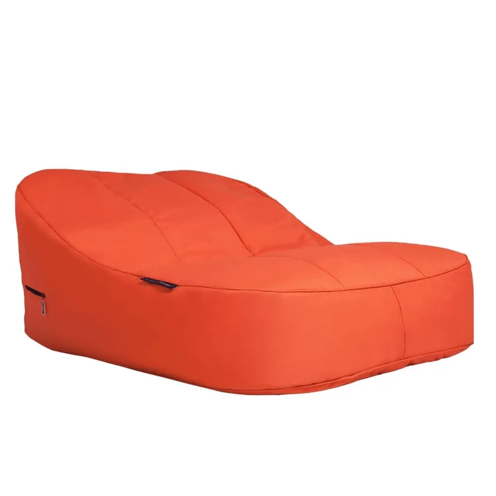 терракотово-оранжевое уличный двухместный диван Satellite Twin Sofa уличное (Oxford) для террасы, сада и event-зон — фото в интерьере