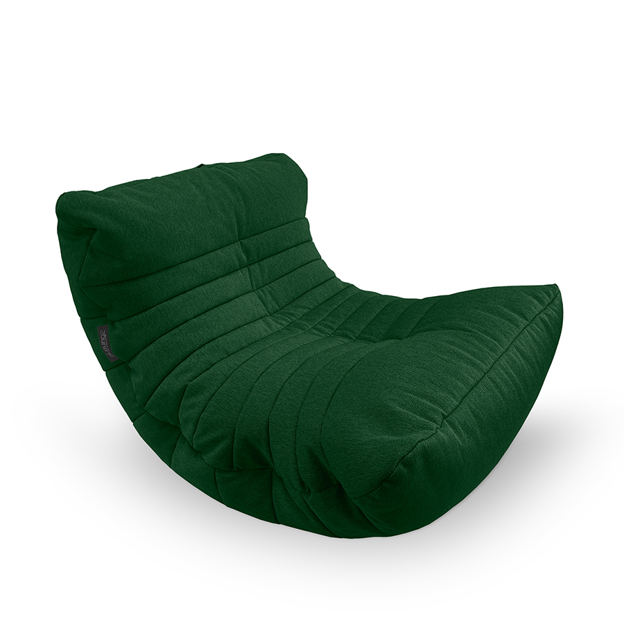 зелёное акустический бескаркасный диван Acoustic Sofa жаккардовое для домашнего кинотеатра, офиса и студии