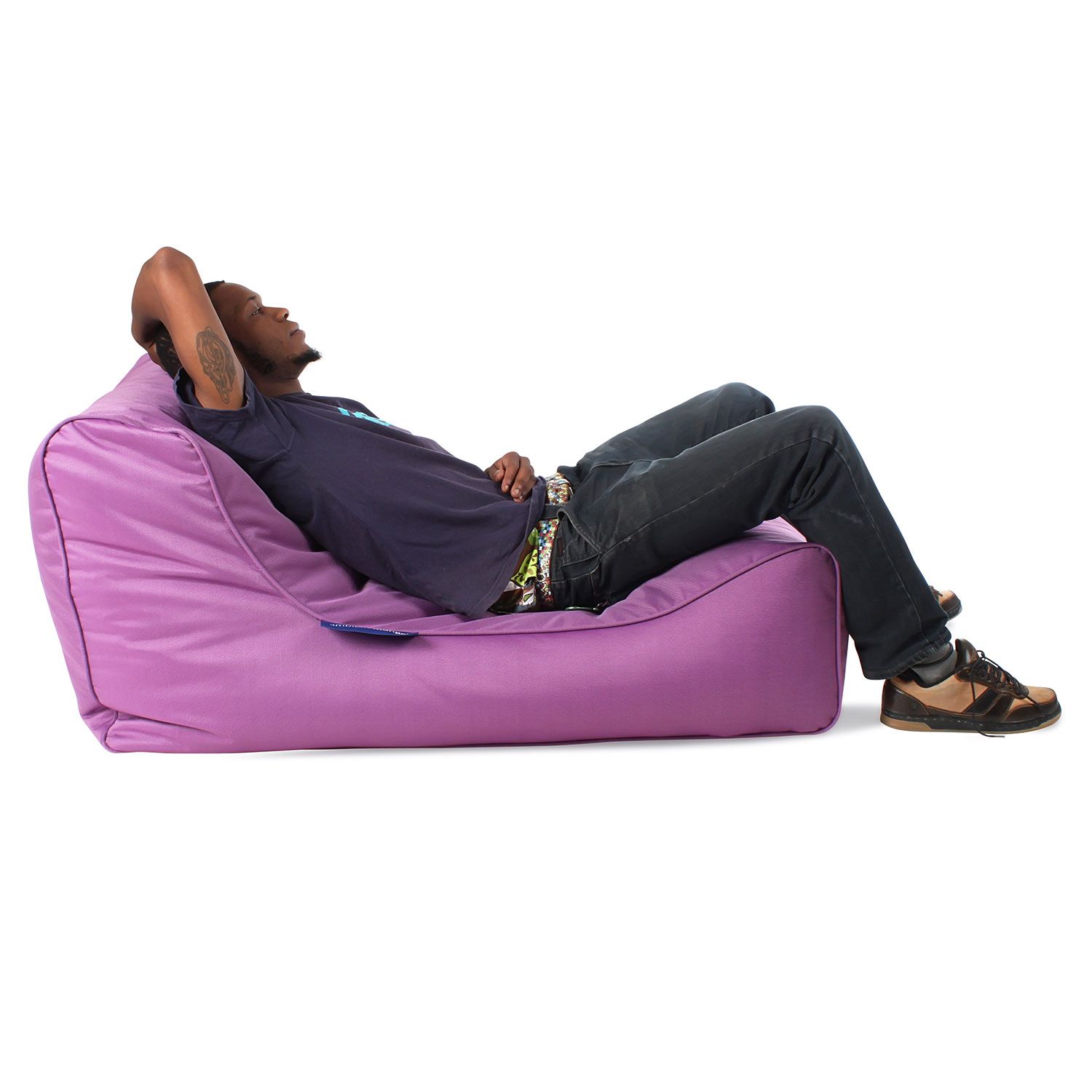 фиолетовое уличный шезлонг Studio Lounger уличное (Oxford) для сада, бассейна и пляжной зоны