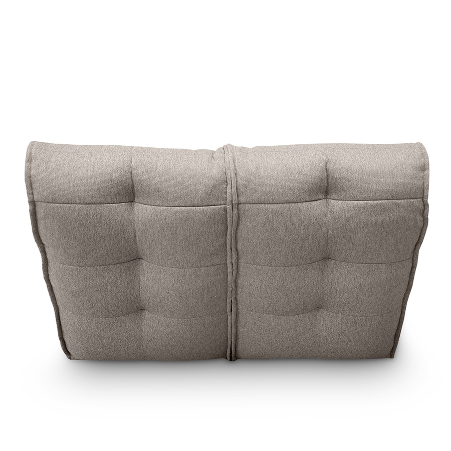 серое двойной модульный диван Twin Couch жаккардовое в интерьере гостиная
