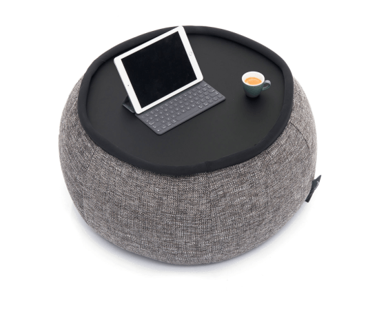 тёмно-серое складной столик Versa Table из Sofa Weave для гостиной и лаунж-зоны рядом с диваном