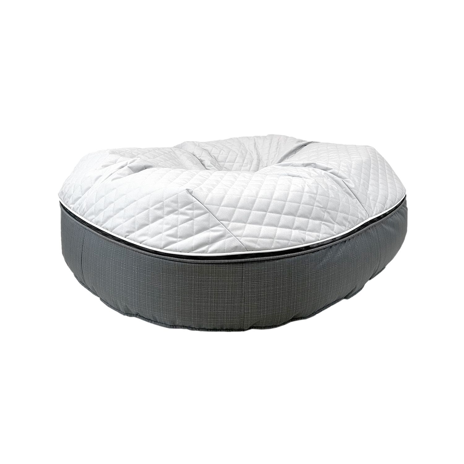 Лежак для собак Pet Lounge Large  - Dark Line Grey Quilt