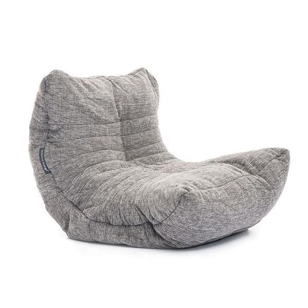 тёмно-серое акустический бескаркасный диван Acoustic Sofa из Sofa Weave для домашнего кинотеатра, офиса и студии