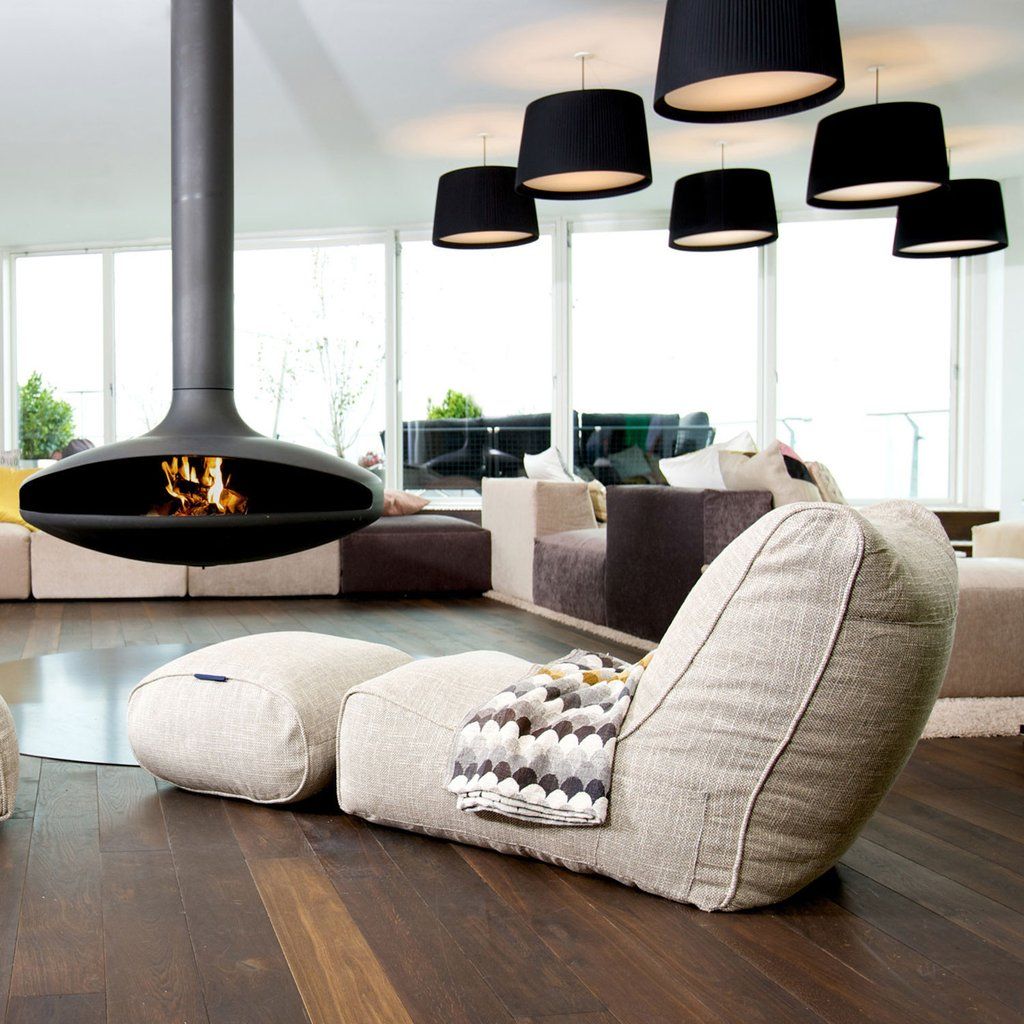 натуральное уличный бескаркасный диван Evolution Sofa из Sofa Weave для террасы, сада и веранды