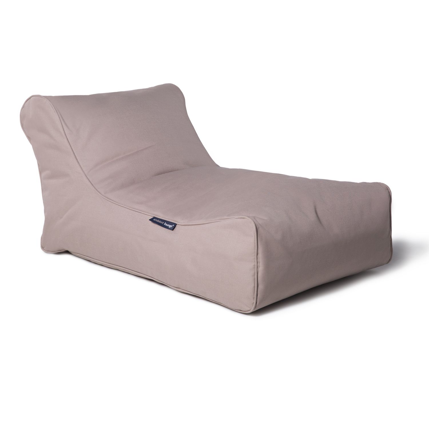 бежевое уличный шезлонг Studio Lounger уличное (Oxford) для сада, бассейна и пляжной зоны